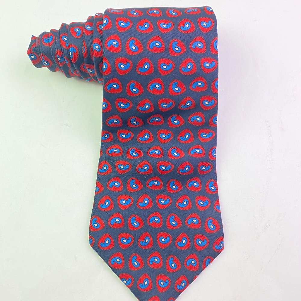 Gino Pompeii Neck Tie Handmade in Italy 100% Silk